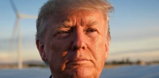 Zollschranken gegen die Energiewende: Wie Trumps Handelspolitik den Ausbau erneuerbarer Energien gefährdet Donald_Trump_Erneuerbare-Energien_Illustration