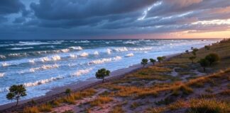 Küsten im Wandel: Wie wir lernen, mit dem Meer zu leben Küstenerosion_Illustration