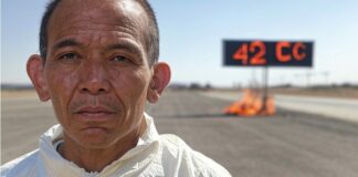 Zu heiß zum Überleben: Neue Studie zeigt Grenzen der menschlichen Hitzetoleranz Mensch_Hitze_Illustration