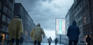 Wenn es zu viel regnet: Wie der Klimawandel Regen und Überschwemmungen verschärft Starkregen_Illustration