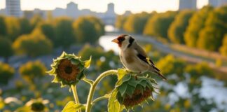 Klimawandel und Goldzeisige: Wie ein kleiner Vogel den Nordwesten erobert Zeisig_Migration_Illustration