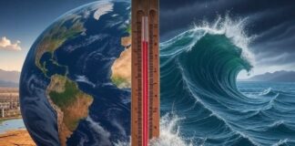 Kipppunkt Klima: Warum die nächsten fünf Jahre über unsere Zukunft entscheiden Erderwärmung_Klimawandel_Illustration