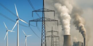Erneuerbare ohne Wirkung? Warum der Ausbau grüner Energie nicht automatisch Kohle und Gas verdrängt Erneuerbare_versus_fossile_Energien_Illustration