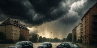 Warum es bei Starkregen nicht nur um heiße Luft geht Extremwetter_Starkregen_Illustration