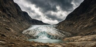Gletscher am Kipppunkt – Warum selbst ein Stopp der Erderwärmung nicht reicht Gletscherschmelze_Illustration