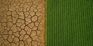 Ernten in Gefahr: Wenn Dürre und Hitze dem Acker das Leben stehlen Hitze_Dürre_Landwirtschaft_Illustration