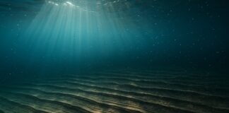 Wenn das Licht bricht: Wie der Klimawandel Lake Tahoes Unterwasserwelt verändert UV-Strahlung_Wasser_See_Illustration