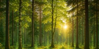 Mehr Bäume, mehr Wirkung: Warum Vielfalt im Wald das Klima rettet Wald_CO2-Speicherung_Illustration