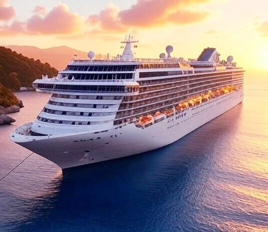 Gigantismus auf See: Wie Kreuzfahrtschiffe den Ozean ersticken Kreuzfahrtschiff_Tourismus_Illustration