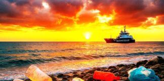 Plastikflut stoppen: Was beim Ozean-Gipfel in Nizza auf dem Spiel steht UNOC3_Nizza_Plastikmüll_Illustration