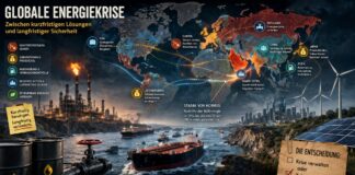 Energiekrise im Schatten geopolitischer Konflikte: Warum kurzfristige Lösungen uns langfristig schwächen Reaktionen-Energiekrise_Illustration