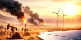 Krieg, Öl und Klima: Wie die Spannungen im Nahen Osten den globalen Klimakurs paradox beeinflussen Versorgungskrise-und-erneuerbare-Energien_Illustration