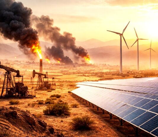 Krieg, Öl und Klima: Wie die Spannungen im Nahen Osten den globalen Klimakurs paradox beeinflussen Versorgungskrise-und-erneuerbare-Energien_Illustration